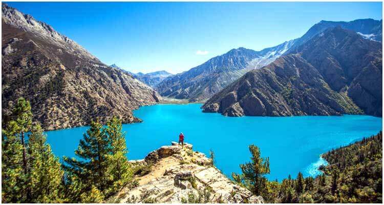 Shey phoksundo Lake in Nepal