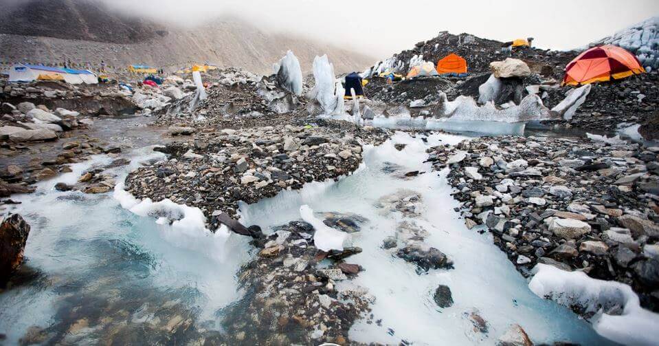Trekking through the highest Khumbu glacier & Khumbu Icefall in the world